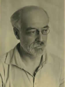 Retrato Vsevolod Mikhailovich Eichenbaum -